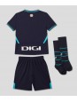 Billige Athletic Bilbao Bortedraktsett Barn 2025-26 Kortermet (+ Korte bukser)